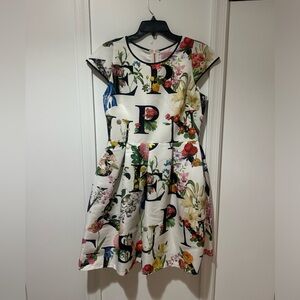 Ted Baker Floral Alphabet Dress